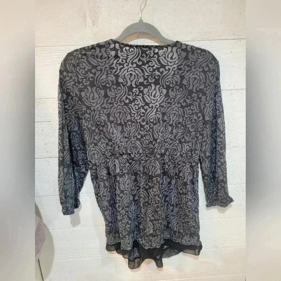 Motherhood Maternity Large Pull-on Blouse Half Sleeve Pre-owned - Picture 2 of 5